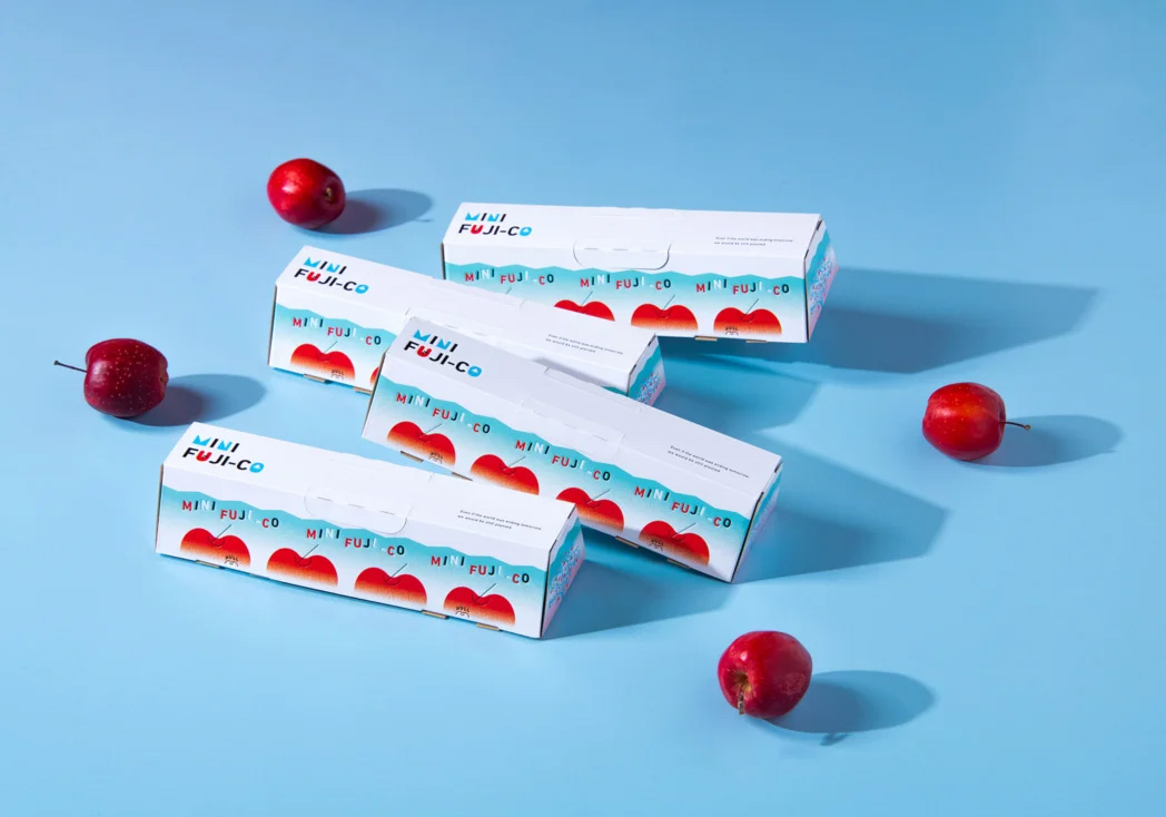 グラフィックデザイン：SANNOWA「Mini Fuji-co」パッケージ（上山保治）