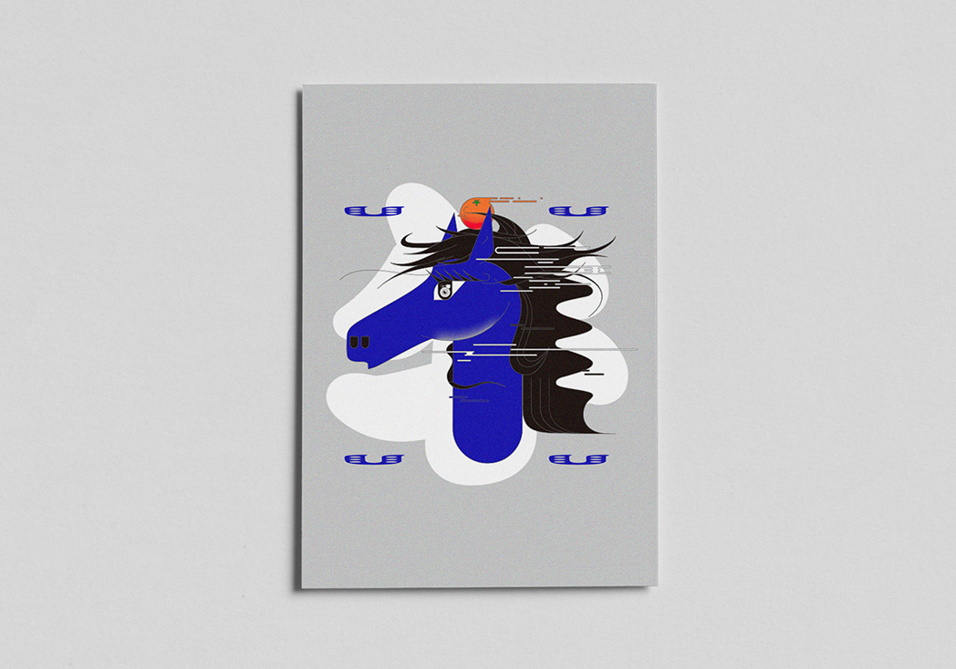 New Year Greeting 2026 – Graphic Design by bebop / 年賀ビジュアルデザイン