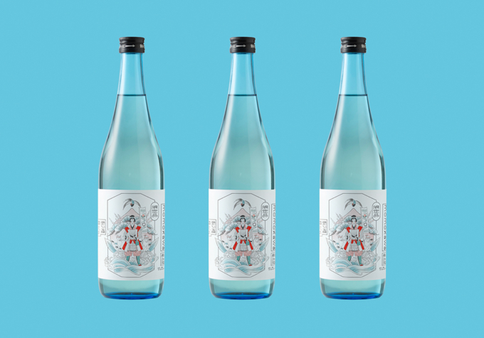 Momokawa “Limited Label” – Package Design by bebop / 桃川「クラウドファンディング」ラベル